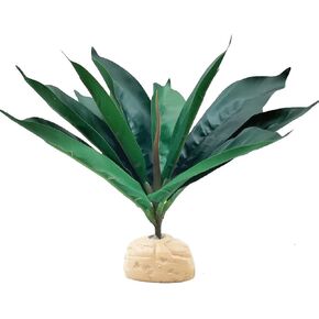 Reptile Plants Terrarium Reptile Tank Decorations for Bearded Dragon Lizard Snake Geckos Chameleon Amphibian Habitat Terrarium Decor (Green+White) in Kuwait