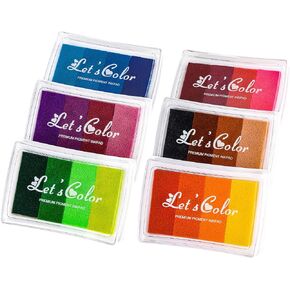 Anyongora Craft Ink Pad Set, Washable Ink Pads for Kids, 24 Color Options for DIY Projects