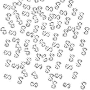 مقاطع AIEX 600 SLIPS Slips نطاقات مقاطع طقم من طراز Rubber Band Moncors للأساور وصنع الحرف DIY (واضح)