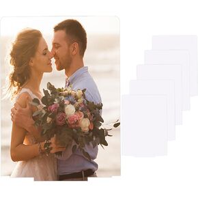 Ahniiqo 6 حزم من 6 "× 8" صور الفراغات السامي أكريليك ، تسامي الطباعة أكريليك الصحافة