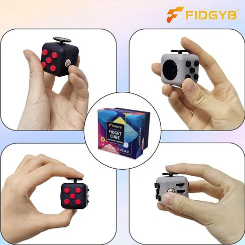 Cube Fidget Stress Relief Toy for Adults & Kids, Smooth, Quiet Sensory Toy for Anxiety, Focus & ADHD Idea[Camo] in Saudi Arabia