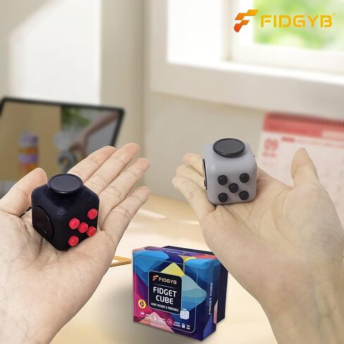 Cube Fidget Stress Relief Toy for Adults & Kids, Smooth, Quiet Sensory Toy for Anxiety, Focus & ADHD Idea[Camo] in Saudi Arabia