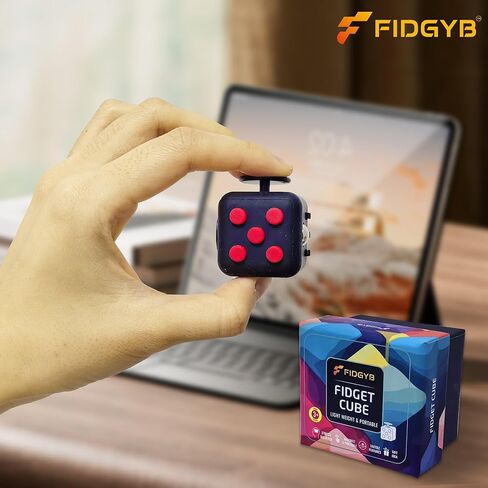 Cube Fidget Stress Relief Toy for Adults & Kids, Smooth, Quiet Sensory Toy for Anxiety, Focus & ADHD Idea[Camo] in Saudi Arabia