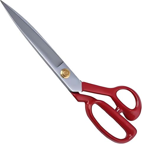 Professional Fabric Scissors 10'' - Heavy Duty Sewing Shears with High Carbon Steel Blades for Precise Cutting, Tailoring,Crafts, Industrial Strength Use, Sharp Precision Dressmaking Tools in Saudi Arabia