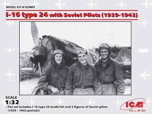 ICM ICM32001 1:32-I-16 Type 24, WWII Soviet Fighter in Saudi Arabia