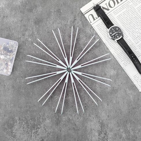 12pc Plastic Tweezers, 4.5 Inch Bent Tweezers for Kids DIY Jewelry Making, Crafts, Baking Decoration, Reptile Feeding, Blue in Kuwait