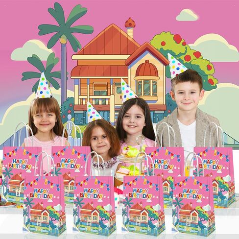 20 PCS Blue Dog Birthday Supplies ، حقائب هدايا زخارف الأطفال ، حقائب حفلة عيد ميلاد الأولاد والفتيات. in Kuwait