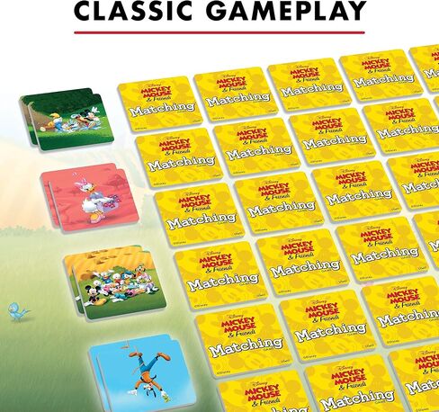 Wonder Forge Mickey Mouse Matching Game | Build Focus and Memory with Classic Disney Characters | Fun and Engaging Activity for Kids Ages 3+ in Saudi Arabia