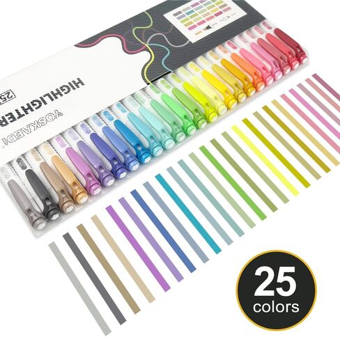15 Colors Pastel Highlighter Set, Chisel Tip Bible Highlighter Assorted Colors, Dry-Quickly Mild Highlighter Markers for Office Supplies in Saudi Arabia