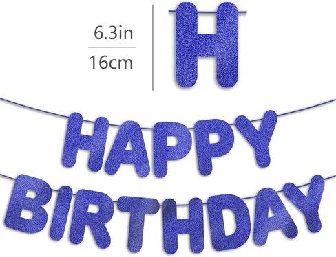 Pre-Strung Happy Birthday Banner Hot Pink Glitter Banner, Birthday Party Decorations & Decor Happy Birthday Backdrop/Sign in Saudi Arabia
