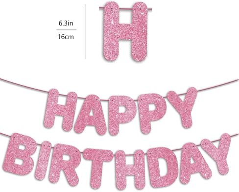 لافتة عيد ميلاد سعيدة قبل الشوط الساخن بريق وردي ، زخارف حفلة عيد ميلاد وديكور خلفية عيد ميلاد سعيد/علامة in Kuwait