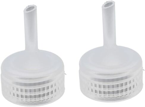 BESPORTBLE 20pcs Transparent Plastic Brine Shrimp Hatchery Caps for Aquarium Fish Tank, Easy-to-Use Shrimp Egg Incubator Lid for Bottles, Practical Breeding Tool for Fish Breeding and Aquarium in Kuwait