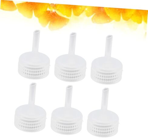 BESPORTBLE 20pcs Transparent Plastic Brine Shrimp Hatchery Caps for Aquarium Fish Tank, Easy-to-Use Shrimp Egg Incubator Lid for Bottles, Practical Breeding Tool for Fish Breeding and Aquarium in Kuwait