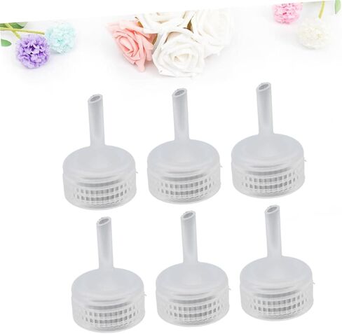 BESPORTBLE 20pcs Transparent Plastic Brine Shrimp Hatchery Caps for Aquarium Fish Tank, Easy-to-Use Shrimp Egg Incubator Lid for Bottles, Practical Breeding Tool for Fish Breeding and Aquarium in Kuwait