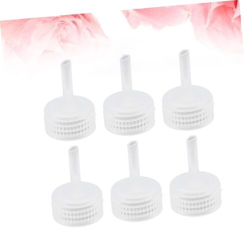 BESPORTBLE 20pcs Transparent Plastic Brine Shrimp Hatchery Caps for Aquarium Fish Tank, Easy-to-Use Shrimp Egg Incubator Lid for Bottles, Practical Breeding Tool for Fish Breeding and Aquarium in Kuwait