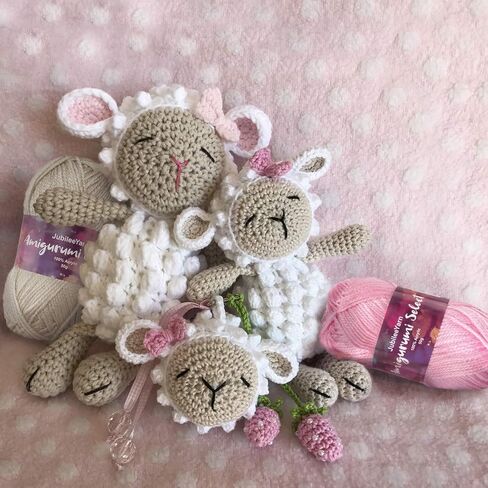 Jubileeyarn Amigurumi حدد الغزل - الاكريليك الطفل - ظلال البني - 4 skeins in Kuwait