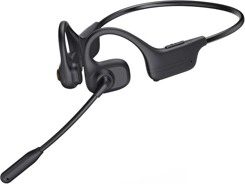 Bluetooth Headset with Microphone,V5.1,Noise Canceling Wireless On Ear Headphones, Bluetooth Headphones with Mic, Phone Headset Mute Button for Laptop, Skype, Call Centers, Office, Trucker in Saudi Arabia