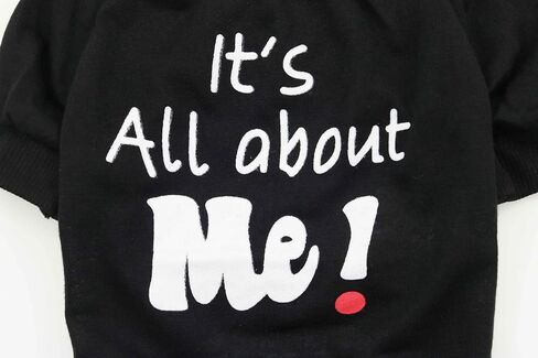 DroolingDog Summer Dog Tee Shirt - Funny T Shirt for Small Dogs & Puppies, Large, Black in Saudi Arabia