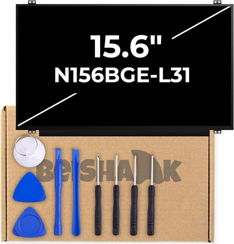 11.6" Matte LCD Screen Replacement N116BGE-E32 - Laptop LED Display 1366x768 HD, Non-Touch, EDP 30 Pins - fit for Lenovo, Asus, Acer, HP - with Tool Kit in Saudi Arabia