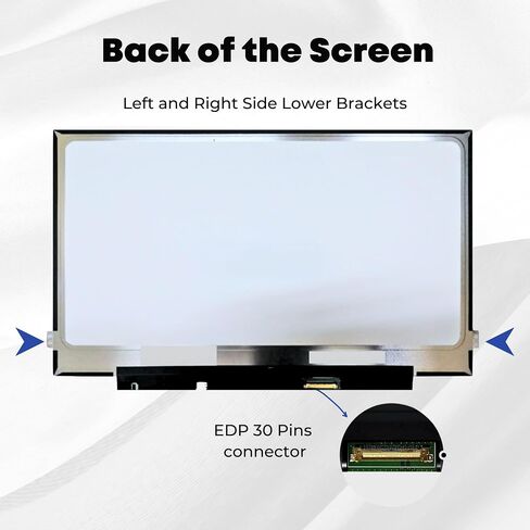 11.6" Matte LCD Screen Replacement N116BGE-E32 - Laptop LED Display 1366x768 HD, Non-Touch, EDP 30 Pins - fit for Lenovo, Asus, Acer, HP - with Tool Kit in Saudi Arabia