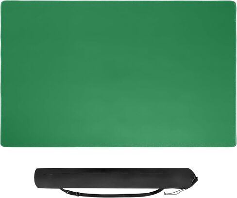 Large Board Game Mat(Black, 3.5'x5.5'), Anti-Slip, Noise-Reducing Table Cover for Board Games, Poker, Mahjong, Dominoes, Dice and Card Games in Kuwait