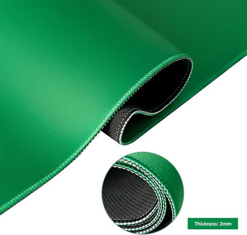 Large Board Game Mat(Black, 3.5'x5.5'), Anti-Slip, Noise-Reducing Table Cover for Board Games, Poker, Mahjong, Dominoes, Dice and Card Games in Kuwait