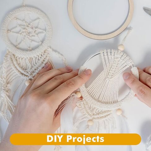 Giantree 20 Pcs Metal Rings for Craft, 3 Inch Macrame Supplies Hoops Ring for Dream Catcher Rings, Metal Circles for Crafts Home Decorations DIY Macrame Dream Catcher(Silver) in Kuwait