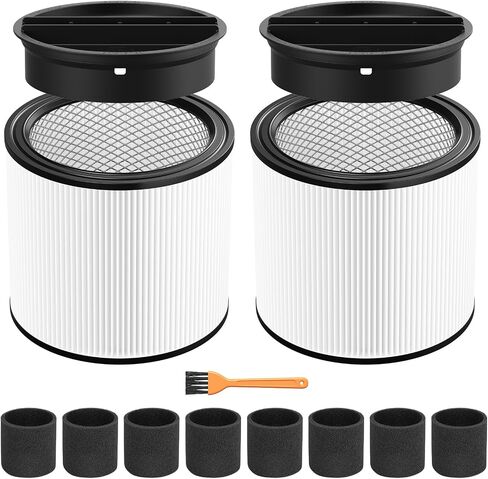 Cabiclean Foam Sleeve Filter for Shop-Vac 90304 90350 90333 Replacement for Most Wet/Dry Vacuum Cleaners 5 Gallon and Above, Compare to Part # 90304, 90585 (2+4) in Kuwait