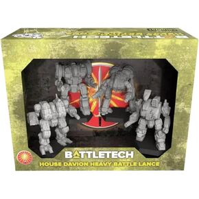 مختبرات لعبة Catalyst ، Battletech: House Davion Battle Lance - المنمنمات غير المصممة - مخصصة لأعمار 15+