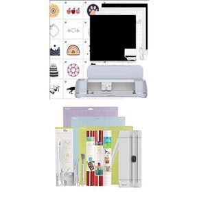 Cricut Maker 3 & Digital Content Library Bundle - Includes 30 images in Design Space App - Smart Cutting Machine, 2X Faster & 10X Cutting Force, Cuts 300+ Materials, Blue