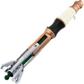 Toynk Doctor Who 11th Doctor Electronic Sonic Screwdriver Prop | Features Light and Sound Effects | Officially Licensed Collectible