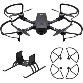 معدات الهبوط لـ Holy HS720/HS720E ، Heiyrc Propeller Guard Extensions extensions extensions Stand Rades Plades Pleds Plumper