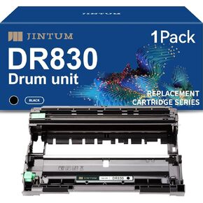 JINTUM DR830 Drum Unit Compatible with Brother DR830 DR-830 TN830 TN-830 Drum Unit Replacement for Brother HL-L2460DW DCP-L2640DW HL-L2405W MFC-L2820DW Printers (No Toner)