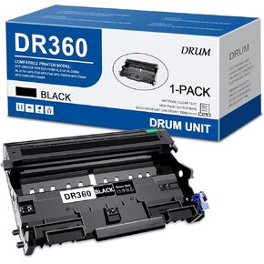 DR360 Drum Unit Replacement for Brother DR360 DR 360 DR-360 to use with DCP-7040 DCP-7030 MFC-7840W MFC-7340 MFC-7440N HL-2140 HL-2170W HL-2150N (1 Drum Unit)