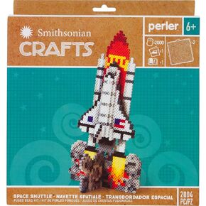 Perler Smithsonian Spaceship 3D Beads Kit, 2000pcs, Space Shuttle