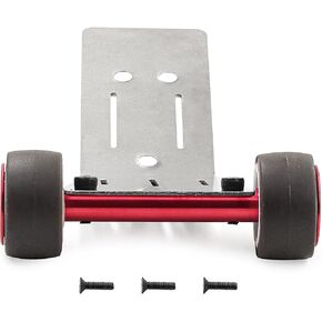 RC رأس UP عجلة مقاومة للصدأ مقاوم للصدأ من أجل Traxxas Mini Maxx Monster Truck-107154-1 RC CAR (RED)