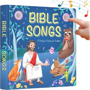 تعلم أغاني Bugs Christian Bible-13 أغنية من الثناء على الصغار ، والكتب الموسيقية للأطفال الصغار ، وكتاب الموسيقى 28-Button ، والألعاب الموسيقية للأطفال الصغار 1-3