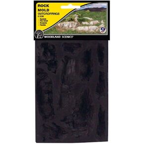 Woodland Scenics WS 1230 Rock Mold-Outcroppings - 5 x 7