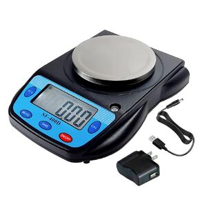 Eosphorus Science Digital Scale Lab Balance Gram Scale 0.01g Accuracy Electronic Scale Laboratory Digital Scale Chemistry Jewelry – Carats, Ounces and Grams Scale (SF-400D-S-B)