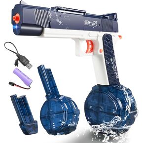 Electric Water Guns for Adults - Automatic Water Gun Powerful, Water Gun with 510cc High Capacity, Electric Squirt Gun, Blue