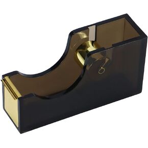 موزع الشريط الخشب Buqoo ، أمريكا الشمالية Black Walnut Desktop Tape Dispenser | منظم مكتب معتمد من FSC | مكتب موزع الشريط المكتبي