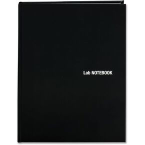دفتر مختبر BookFactory/100 صفحة مختبر مختبر-درجة المهنية-100 صفحة ، 8.5 '× 11' 'غطاء صحن أبيض ، لمسة ناعمة (LIRPE-100-7GS-VM-W (Lab-Notebook)