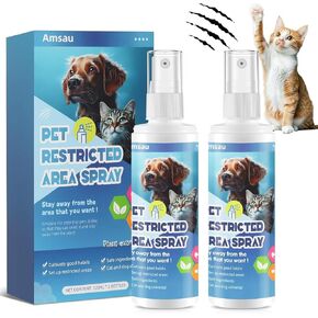 Cat Deterrent Spray, Natural Cat Repellent Spray, Cat Scratch Furniture for Pet Behavior Training, Anti-Scratch Deterrent for Furniture, Sofas, Rugs, Curtains, Plants, Indoor & Outdoor Repellent Cats