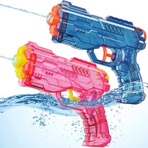 Water Gun Squirt Toy for Kids: Leak Proof Super Water Guns for Kids Age 3 4 5 8 12 Boys Girls Adults - Small Outdoor Water Guns Toys for Pool Beach Swimming Summer Games Yard Party (6 Pack)