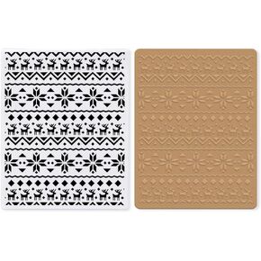 ABTOLS Wall Plastic Embossing Folders for Card Making, Wall Backgrounf Textured Impressions Stencil Template DIY Craft Folder for Card Making Photo Album Scrapbooking Decoration