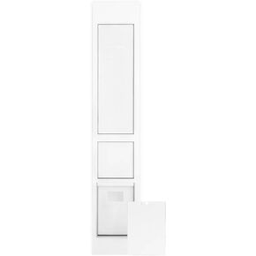 Dog Door for Sliding Glass Door - Large Doggy Door for Sliding Door Dog Door Insert - 78 3/8 Inch to 82 1/2 Inch Height Adjustable Pet Door with Lock - Openning Size: 11" W x 15.7" H