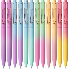 Mr. Pen- Ballpoint Pens, 12 Pack, Gradient Color Barrels, Black Ink, Cute Ballpoint Pens Black Ink, Cute Pens for Journaling
