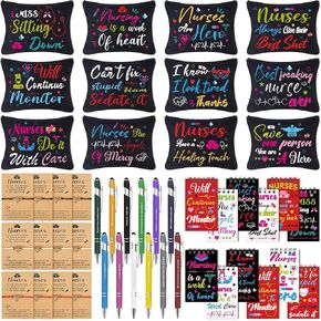 48 Pcs Nurse Week Gifts Bulk Set 2025,Nurse Appreciation Gifts Set for Nurse