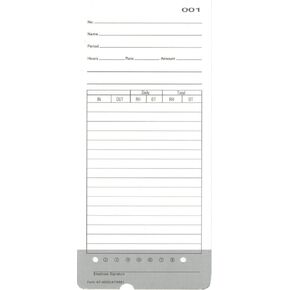 (300) Allied AT-4500 Time Cards أيضًا لـ Acroprint ATR480 ATR481 متوافقًا بواسطة Compumatic