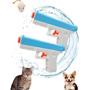 Squirt Spray Guns for Cats Dogs Training, Cat Deterrent, Water Spray Pistols for Dogs Cats Pets Training, Size for Adults, 2 Pack, [Upgraded v2.0]